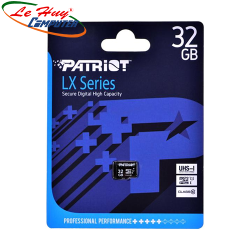 Thẻ nhớ Micro SDXC Patriot LX 32GB Class 10 U1 PSF32GMDC10
