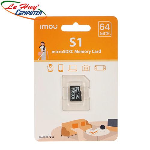 Thẻ nhớ Micro SDHX IMOU 64GB Class 10 ST2-64S1