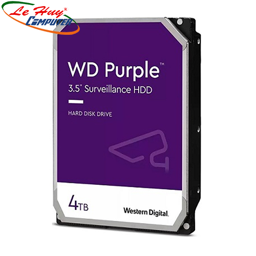 Ổ Cứng HDD Western Purple 4TB Tím (WD42PURZ) 3.5inch SATA3 CHÍNH HÃNG