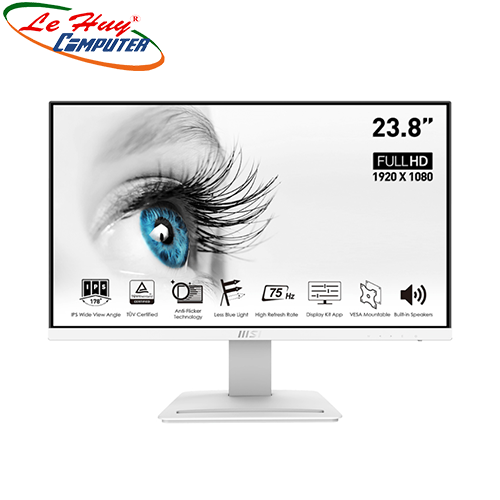 Màn hình LCD MSI PRO MP243W 23.8inch FullHD 75Hz 5ms IPS Loa