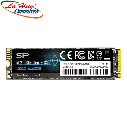 Ổ cứng SSD Silicon Power A60 1TB M2.PCIe 3x4 (SP001TBP34A60M28)