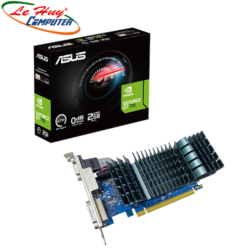 Card màn hình - VGA ASUS GeForce 710 2GB DDR3 EVO (GT710-SL-2GD3-BRK-EVO)