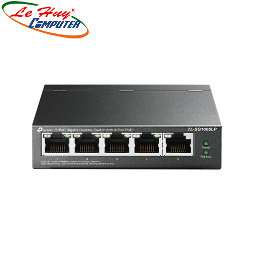Thiết bị chuyển mạch Switch TP-Link TL-SG1005LP 5-Port 10/100/1000Mbps with 4-port PoE+