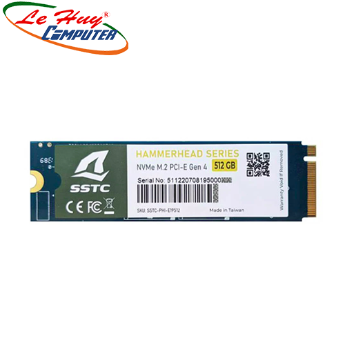 Ổ cứng SSD SSTC HammerHead E19 512GB M2 2280 NVMe PCIe Gen4 (SSTC-PHI-E19512)