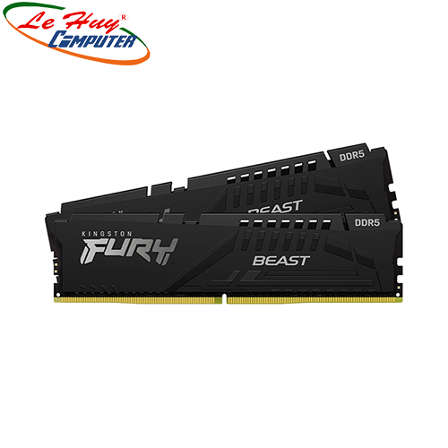 Ram Máy Tính Kingston Fury Beast Black 32GB (2x16GB) DDR5 5600MHz KF556C40BBK2-32