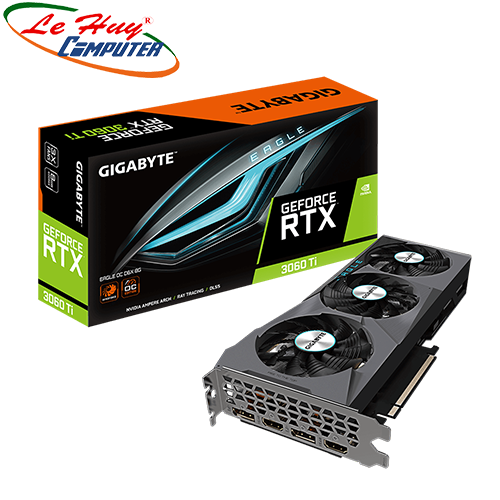 Card Màn Hình - VGA GIGABYTE GeForce RTX 3060 Ti EAGLE OC D6X 8G (GV-N306TXEAGLE OC-8GD)