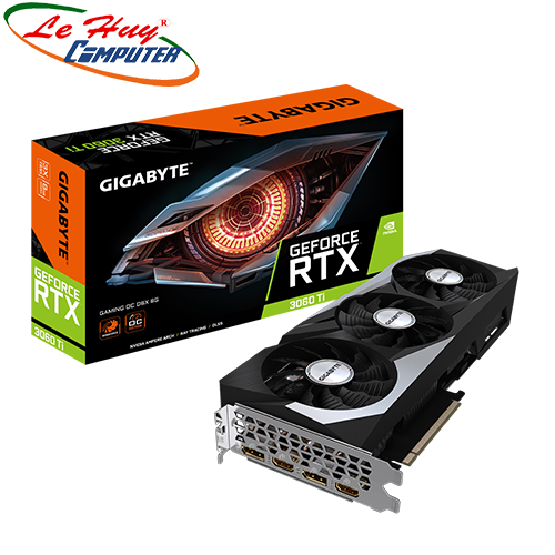 Card Màn Hình - VGA GIGABYTE GeForce RTX 3060 Ti GAMING OC D6X 8G (GV-N306TXGAMING OC-8GD)
