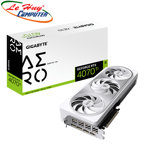 Card Màn Hình - VGA GIGABYTE GeForce RTX 4070 Ti AERO OC 12G (GV-N407TAERO OC-12GD)