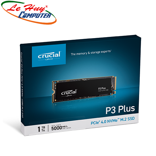 Ổ Cứng SSD Crucial P3 PLUS 1TB M.2 2280 NVMe PCIe Gen 4x4 CT1000P3PSSD8