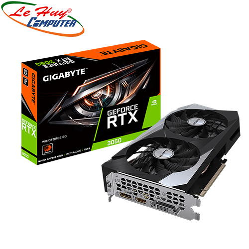 Card Màn Hình - VGA GIGABYTE GeForce RTX 3050 WINDFORCE 8G (GV-N3050WF2-8GD)