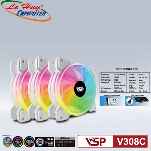 Fan Case VSP V308C LED RGB