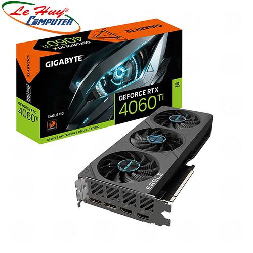 Card Màn Hình - VGA GIGABYTE GeForce RTX 4060 Ti EAGLE 8G (GV-N406TEAGLE-8GD)