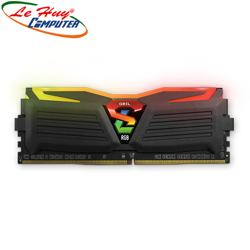 Ram Máy Tính GEIL SUPER LUCE BLACK RGB 8GB DDR4 3200Mhz