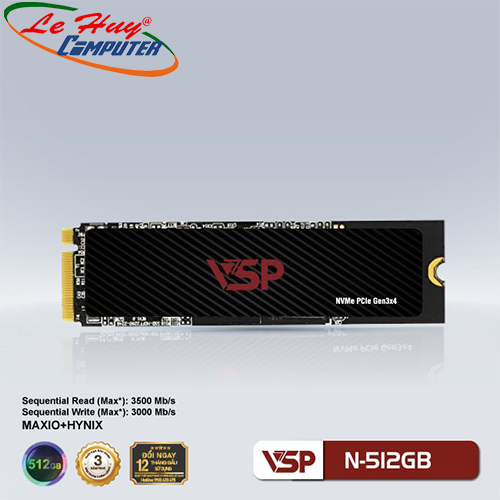 SSD VSP 512GB M.2 PCIe Gen3x4 NVMe