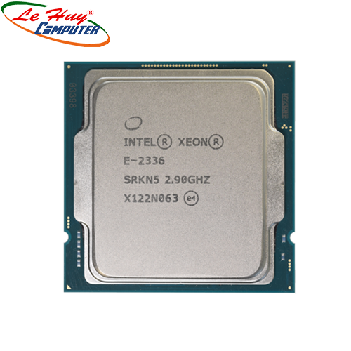 CPU Intel Xeon-E-2336-SRKN5(2.90GHz turbo up to 4.8GHz, 6 nhân, 12 luồng, 12 MB Cache, 65W) -Intel LGA 1151