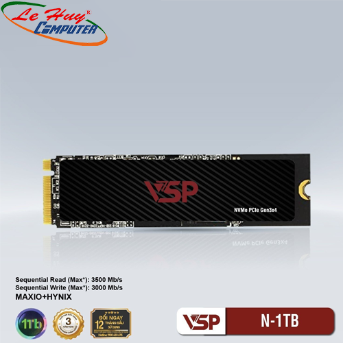 SSD VSP 1TB M.2 PCIe Gen3x4 NVMe