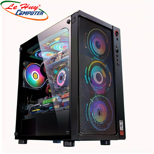 Vỏ máy tính MAGIC GM-01 BLACK MESH CÓ SẮN 4 FAN (MATX)