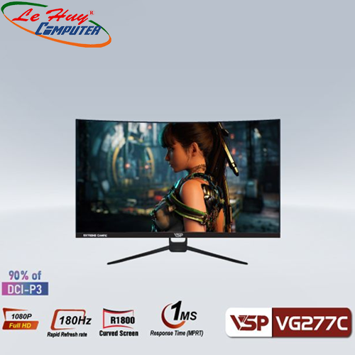 Màn hình LCD Cong 27'' VSP VX277C FullHD 180Hz 1ms VA