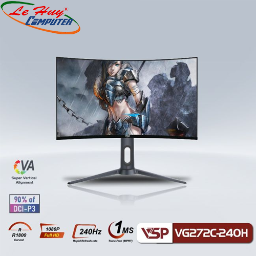 Màn hình LCD Cong 27'' VSP VG272C FullHD 240Hz 1ms VA