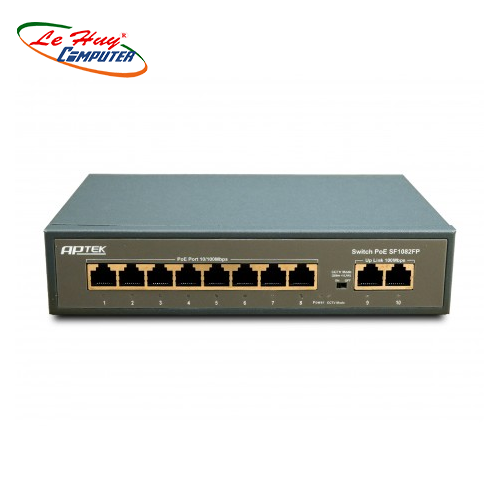 Switch Aptek SF1082FP 8-Port 10/100Mbps PoE