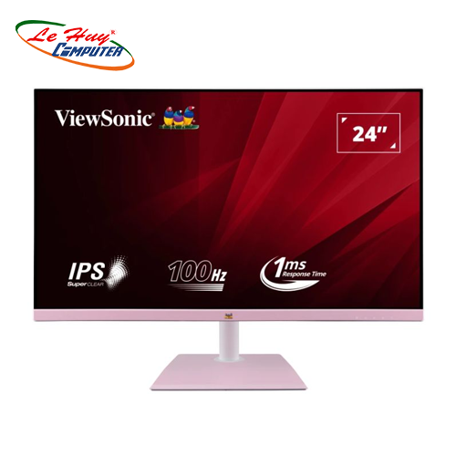 Màn hình máy tính Viewsonic VA2436-H 24inch FullHD 100Hz 1ms IPS Hồng