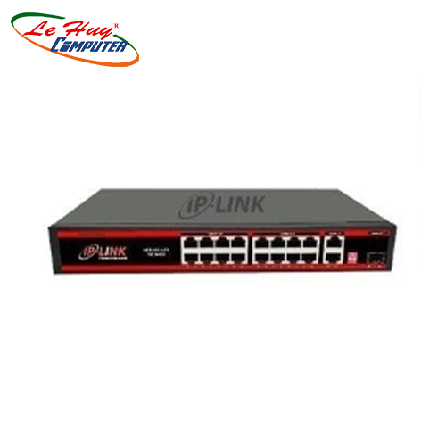 Switch IP-Link IPL-SW16POE 16 Port PoE + 2 Port Up Link + 1 Port SFP