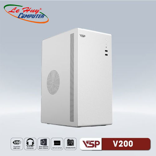 Vỏ máy tính VSP V200 Trắng