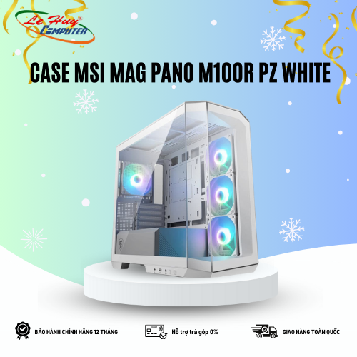 Vỏ máy tính MSI MAG PANO M100R PZ WHITE