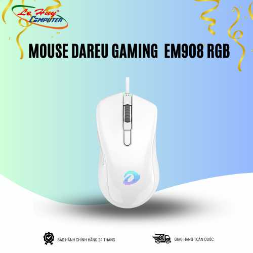 Chuột Gaming DAREU EM908 White
