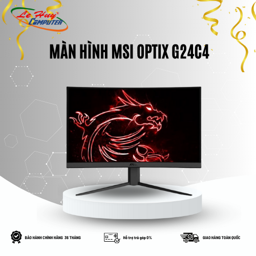 Màn hình LCD Cong MSI Optix G24C4 23.6Inch FHD 144Hz