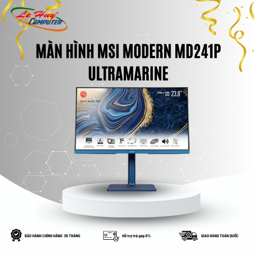 Màn hình LCD đồ họa MSI Modern MD241P Ultramarine 23.8inch FHD IPS