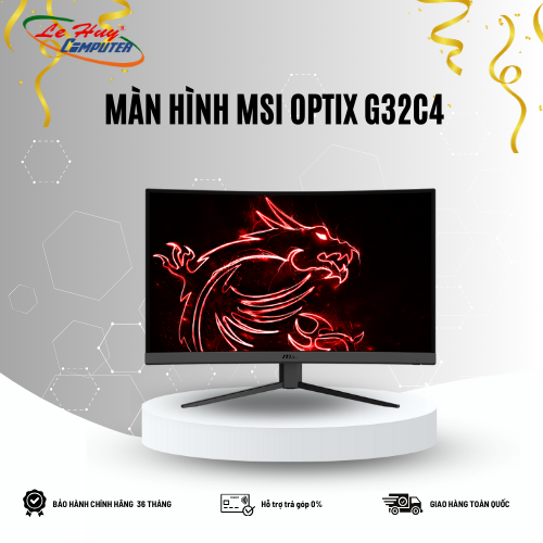 Màn hình LCD Cong MSI Optix G32C4 32inch FHD 165Hz 1ms