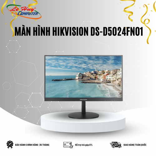 Màn Hình LCD 23.8'' Hikvision DS-D5024FN01 Chính Hãng (23.8 inch/FHD/IPS/75Hz/5ms/HDMI+VGA)