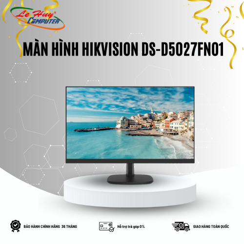 Màn hình LCD 27'' Hikvision DS-D5027FN01 Chính Hãng (VA - VGA, HDMI, 1920x1080, 75Hz)