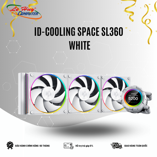 TẢN NHIỆT NƯỚC ID-COOLING SPACE SL360 WHITE
