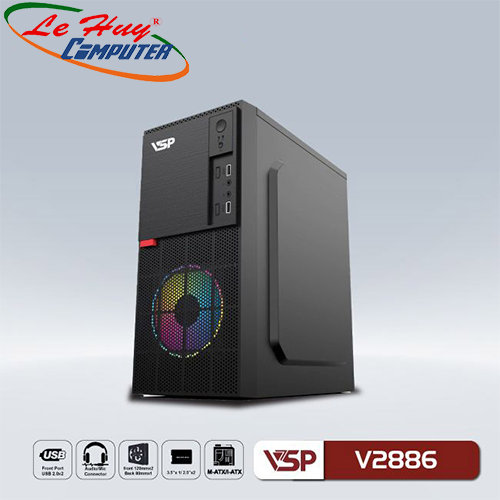 Vỏ máy tính VSP V2886 (No Fan)