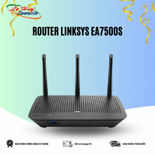 Thiết bị mạng - Router Linksys EA7500S MAX-STREAM AC1900 MU-MIMO