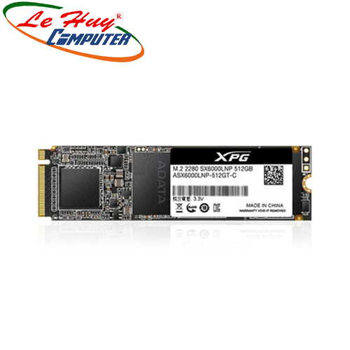 Ổ cứng SSD Adata XPG ASX6000NP Lite 512GB M.2 2280 PCIE NVME GEN 3X4 (ASX6000LNP-512GT-C)