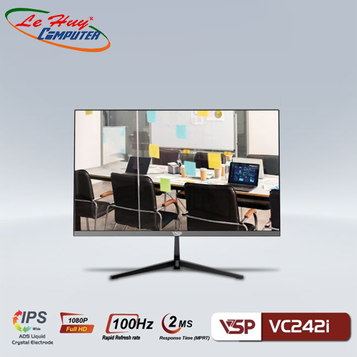 Màn hình LCD 24 INCH VSP VC242I FullHD 100Hz 2MS IPS ĐEN