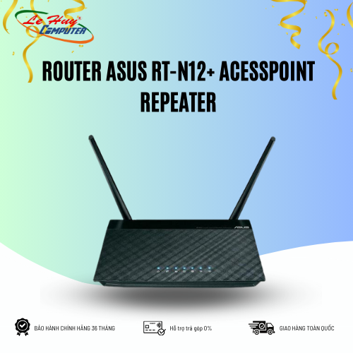 Thiết bị mạng - Router Asus RT-N12+ Acesspoint repeater