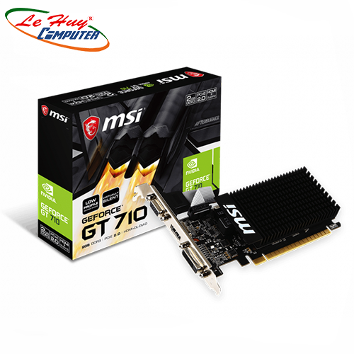 Card Màn Hình - MSI GT710 2GD3H LP – 2GB DDR3