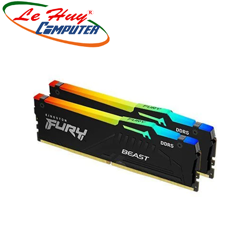 Ram Máy Tính Kingston Fury Beast RGB 64GB (2x32GB) DDR5 6000MHz KF560C40BBAK2-64