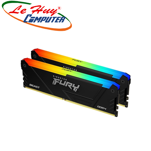 Ram Máy Tính Kingston Fury Beast RGB 16GB 3200MHz DDR4 (2x8GB) KF432C16BB2AK2/16