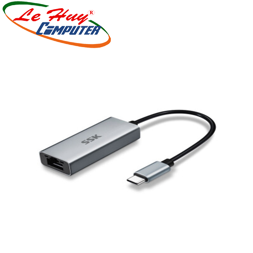 Bộ chuyển đổi USB Type-C sang Ethernet RJ45 Gigabit SCR003 SSK