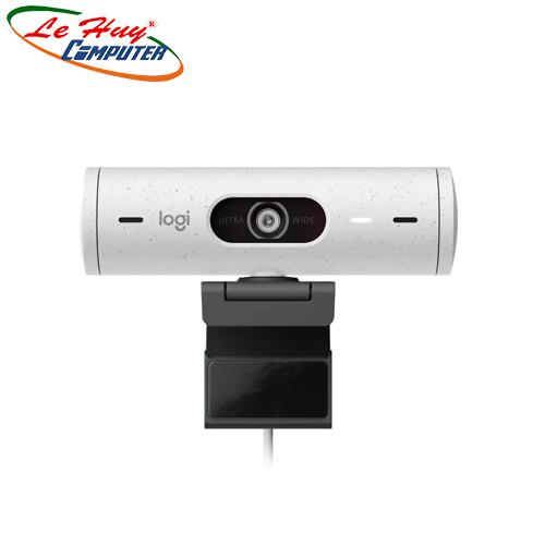 Webcam Logitech Brio Micro 500 FHD 1080P (Trắng/Hồng)