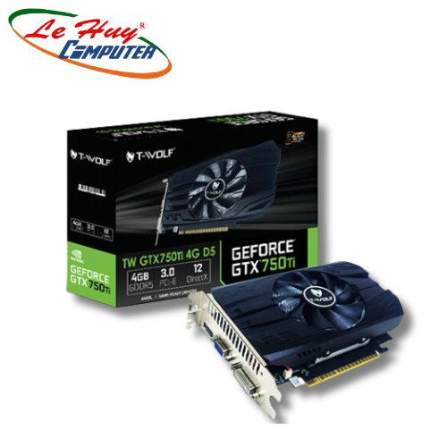 Card màn hình T-WOLF GTX750Ti 4GB GDDR5 + Tặng Mouse T-Wolf Gaming G560