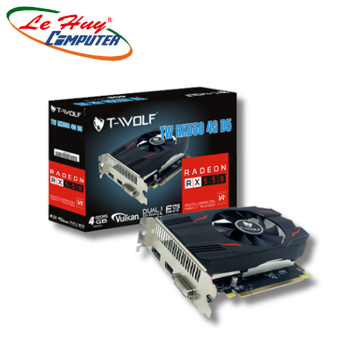 Card màn hình T-WOLF RX550 4GB GDDR5