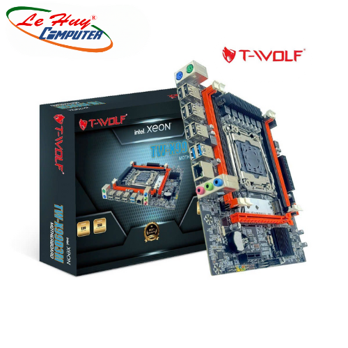 MAINBOARD T-WOLF Xeon TW-X99D3M (LGA2011V3-V4/4*DDR3(Chạy được Ram thường)/Lan 1000/NVMe/PCIe16X/PCIe1X)