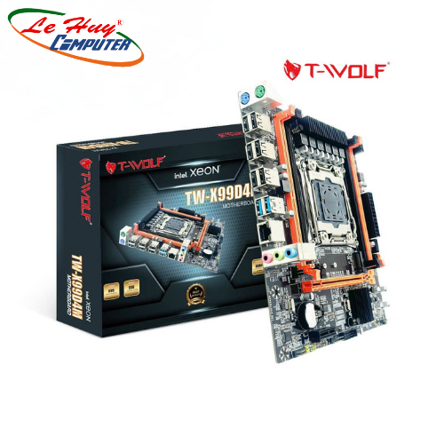 MAINBOARD T-WOLF Xeon TW-X99D4M (LGA2011V3-V4/4*DDR4(Chạy được Ram thường)/Lan 1000/NVMe/PCIe16X/PCIe1X)