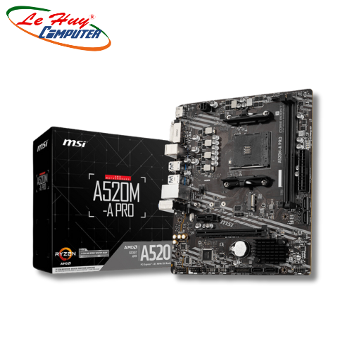 MAINBOARD MSI A520M-A PRO ( AM4 / M-ATX / 2XDDR4 )